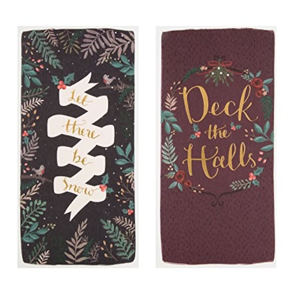 image 1 of Hallmark Christmas Card Pack "Deck The Halls" - Pack of 12