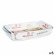 image 1 of Oven Dish Quttin   Transparent Glass Rectangular 4,2 L 38,8 x 23,9 x 6,6 cm (6 Units) N/A