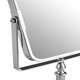 image 4 of Cassini Chrome Iron Square Table Mirror Silver