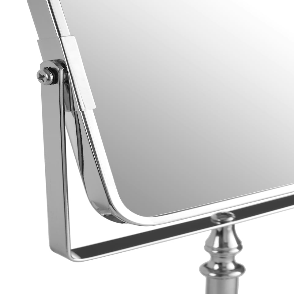 image 1 of Cassini Chrome Iron Square Table Mirror Silver