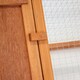 image 7 of Wooden Outdoor Triangle Rabbit Guinea Pig Pet Hutch Run Cage