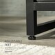 image 7 of HOMCOM Clothes Rail, Metal Coat Stand, Garment Rack with 2 Fabric Storage Drawer
