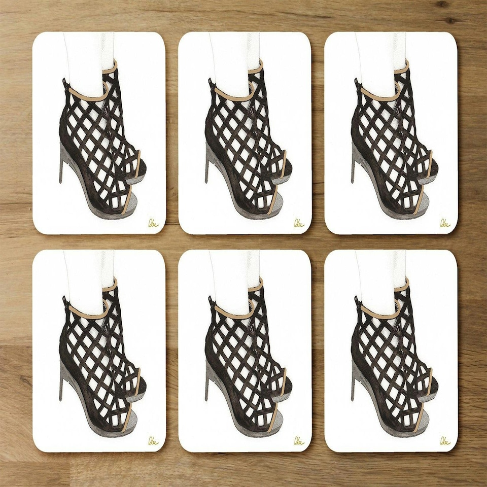 image 1 of These Shoes are made for walking (Coaster)