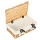 image 5 of 34cm Packaging Wicker Picnic Basket with Lining | Red | Red | One Size
