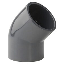 25mm Grey PVC 45 Deg Elbow P P