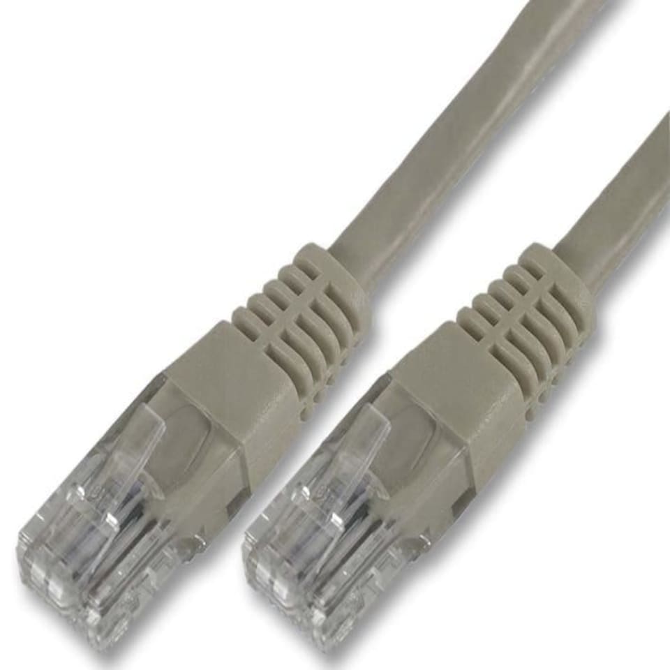 PRO SIGNAL - RJ45 Male to Male Cat6 UTP Ethernet Patch Lead, 0.5m Grey