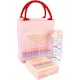 image 3 of Wonder Woman Rectangular Lunch Bag Set (Pack of 3) - Pink - One Size