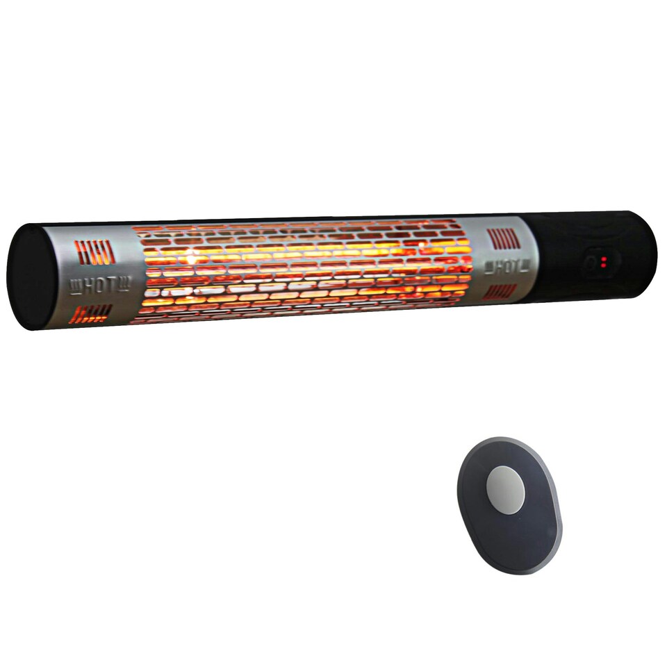 image 1 of Outsunny 1500W Electric Halogen Heater Garden Warmer Wall Mount Remote Control