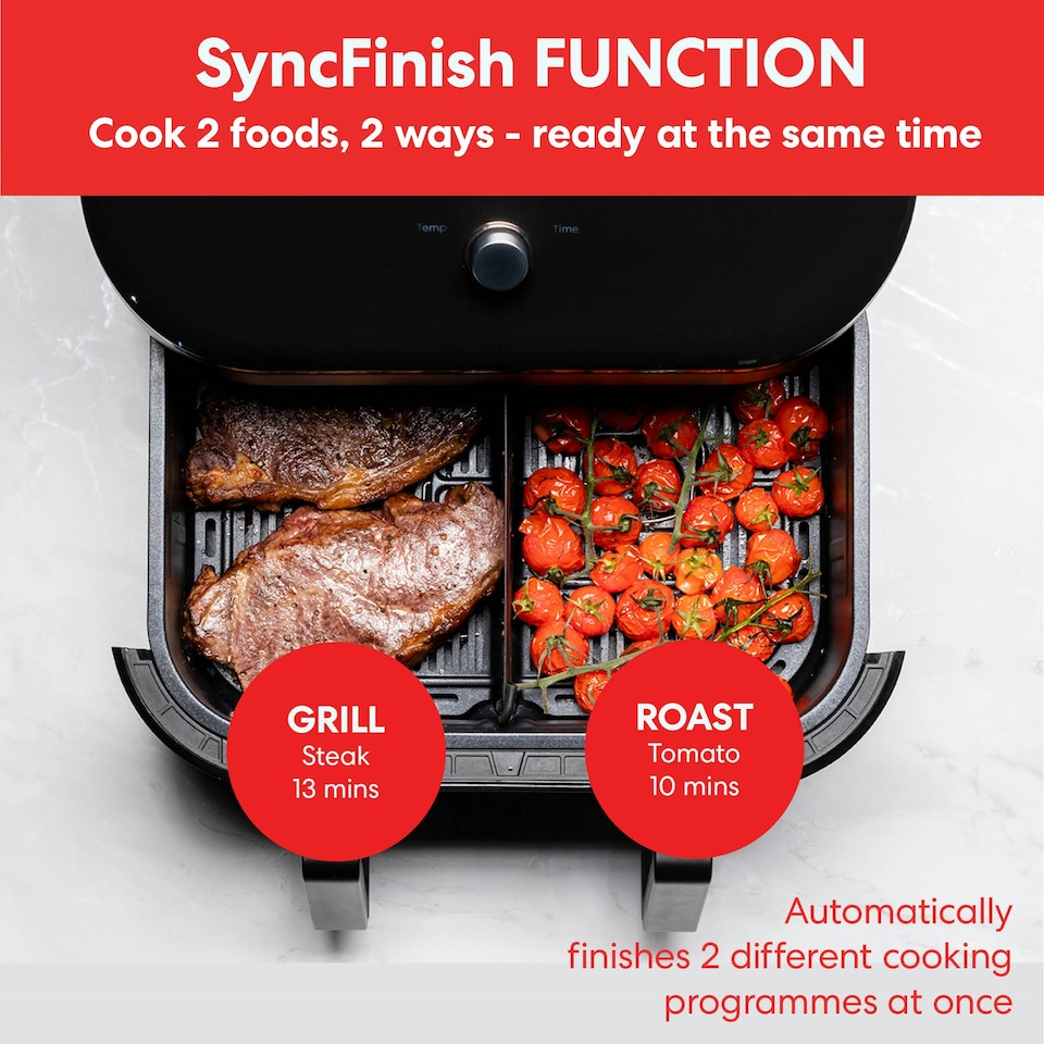 image 1 of Instant Vortex Plus VersaZone 8.5L Air Fryer Black