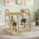 image 1 of AIYAPLAY 6 in 1 Kids Climbing Frame with Slide, Monkey Bars, Ladder