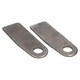 image 3 of Tailboard Tailgate Hinge & Drop Catch Latch Antiluce Set Trailer Truck Bolt On Silver