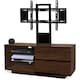 image 3 of Centurion Supports Gallus Walnut with 2-Walnut Drawers and 3-Shelf 32"-55" LED/LCD/Plasma Cabinet TV Stand with Mounting Arm | Multi | 1