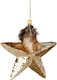 image 1 of 15cm Gold  Star - Christmas Hanging Decoration