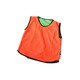 image 1 of Precision Unisex Adult Reversible Mesh Training Bib - Orange/Green - 10-14 Years