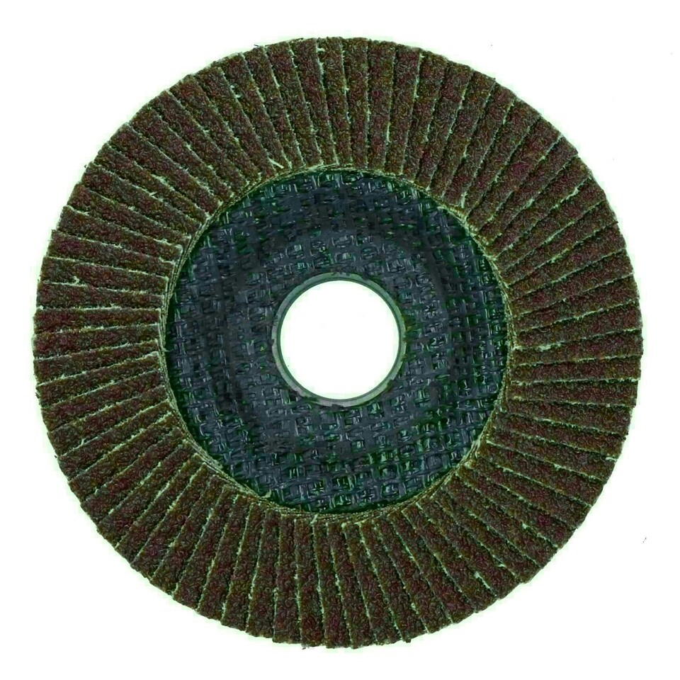 image 1 of 10 x Flap Discs 40 Grit Angle Grinder 4.5" (115mm) Flat Sanding Grinding AU025