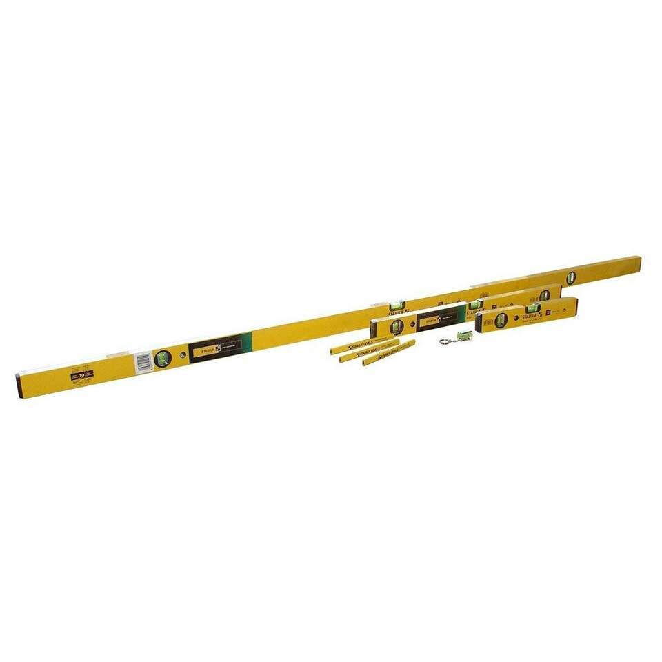 70-2 Double Plumb Spirit Level Pack 30cm 60cm & 180cm - STB702COMBI