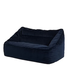 icon Cecilia Bean Bag Sofa Midnight Blue Giant Velvet Bean Bag Chair Blue