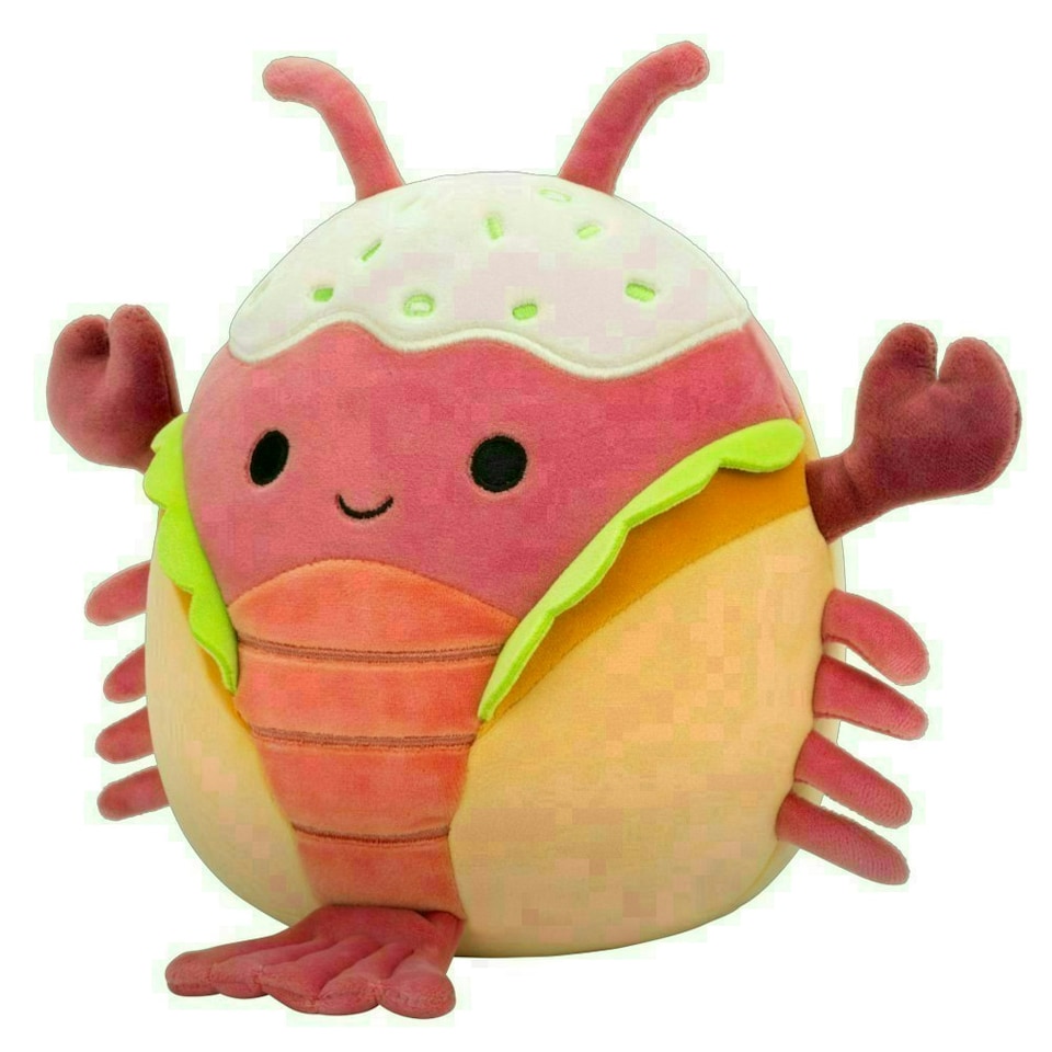 image 1 of Squishmallows Lorono The Lobster Roll 7.5-Inch Soft Toy