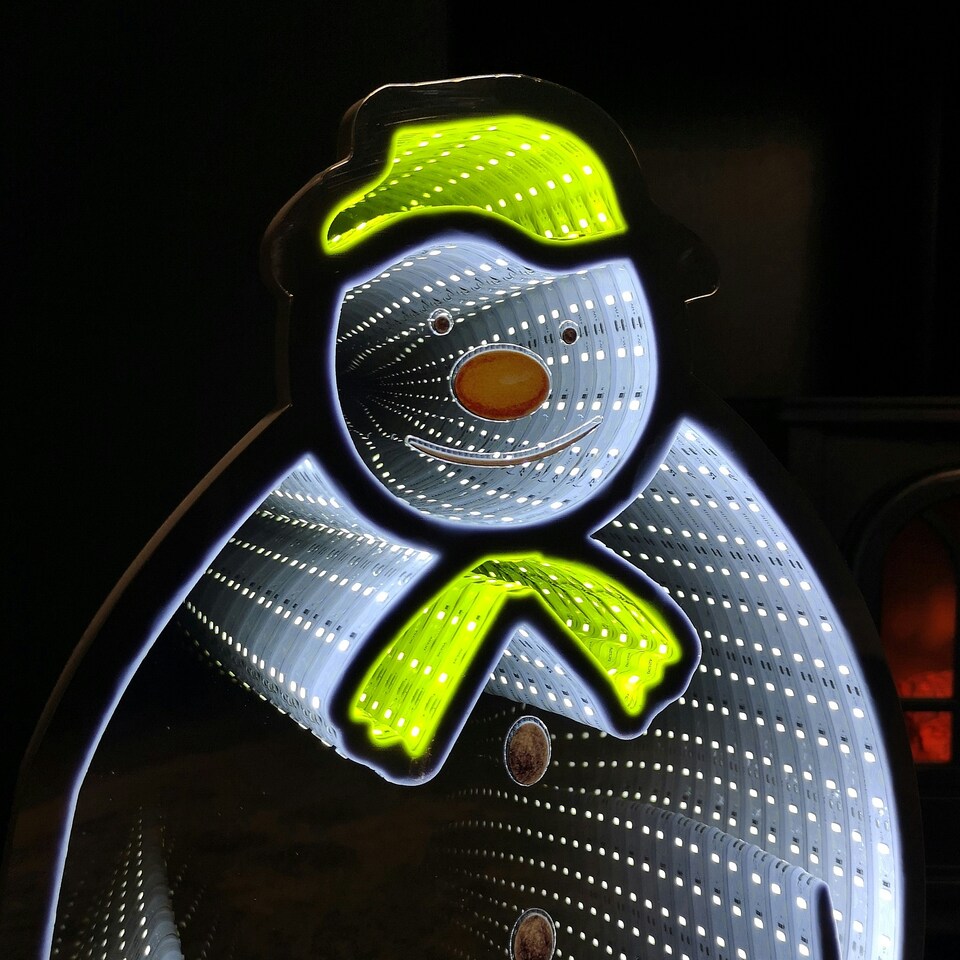 image 1 of 60cm LED Infinity Light The Snowman Movie