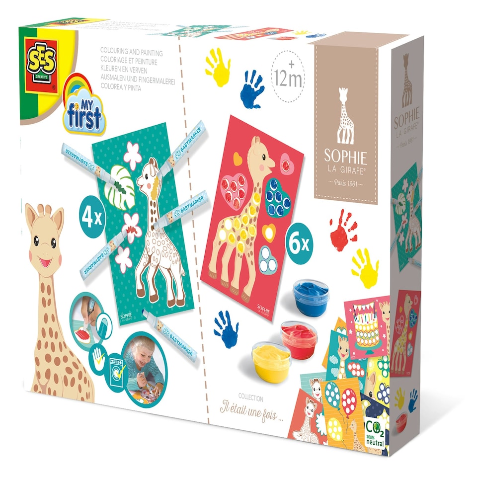 image 1 of SES Creative Sophie la girafe - Colouring and painting