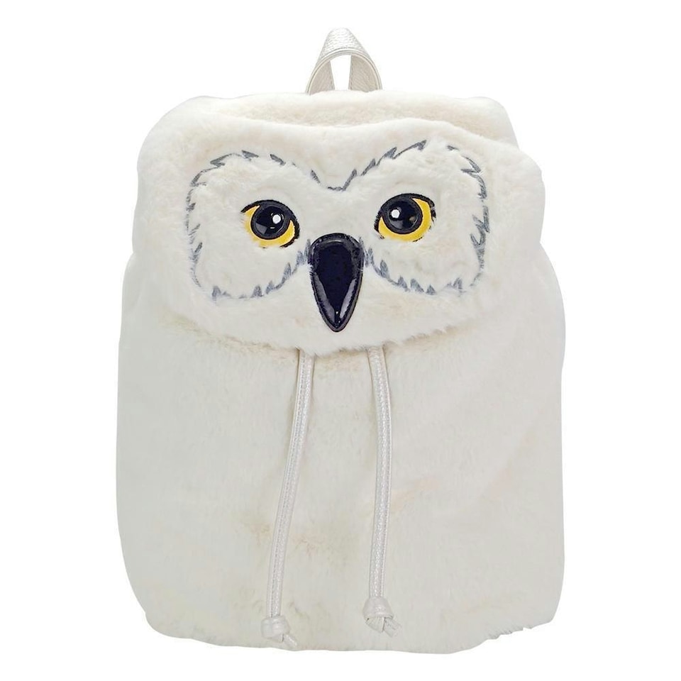 image 1 of Danielle Nicole Harry Potter Hedwig Fluffy Backpack - White - One Size