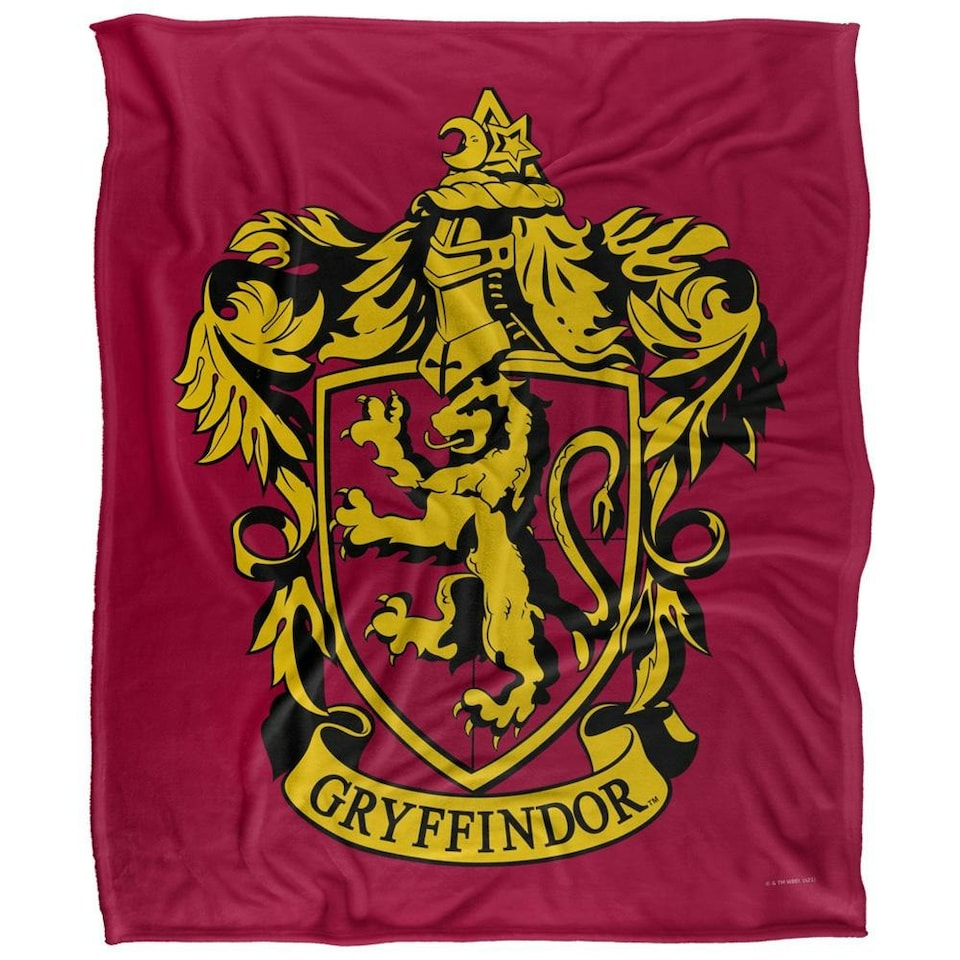 image 1 of Harry Potter Gryffindor Crest Blanket - Multicoloured - One Size (UTTV18451) | Multi