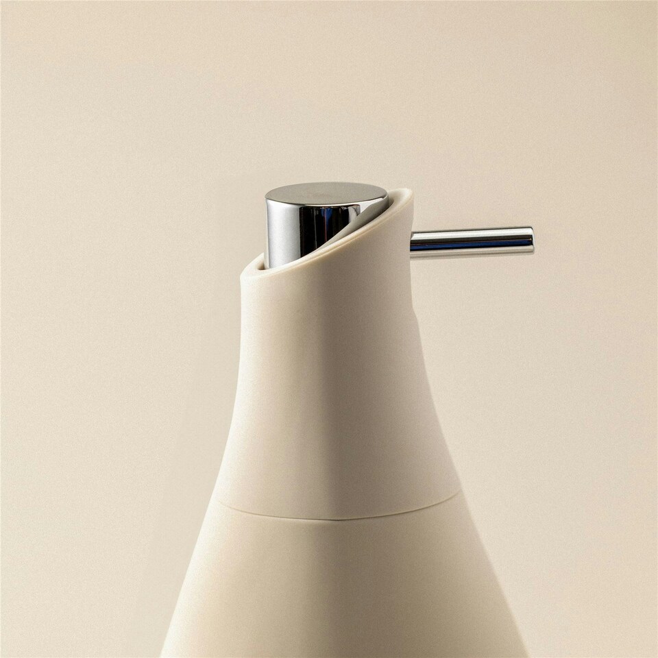 image 1 of Cosmic Soap Dispenser Liquid with Durable for Bathroom, Matt Finish White-300ml
