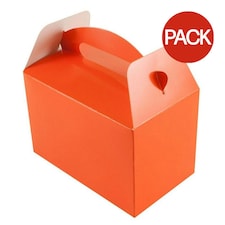 Oaktree Plain Gift Boxes (Pack of 12) - Orange - One Size