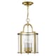image 1 of Gentry 4 Light Medium Ceiling Lantern Pendant Polished Brass, E14