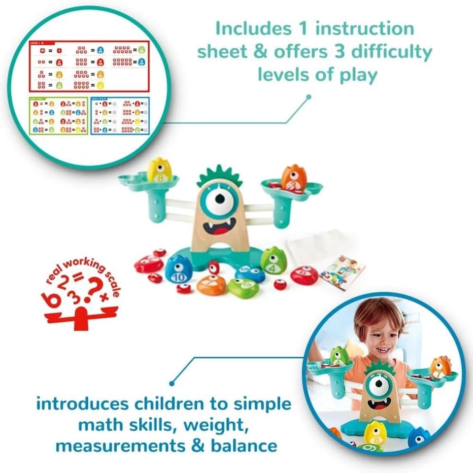 Schale Math Hape Monster Math Scale - Tesco Groceries