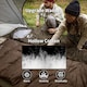 image 6 of U Series Envelope Sleeping Bag with Hood | Brown | Brown | 350S
