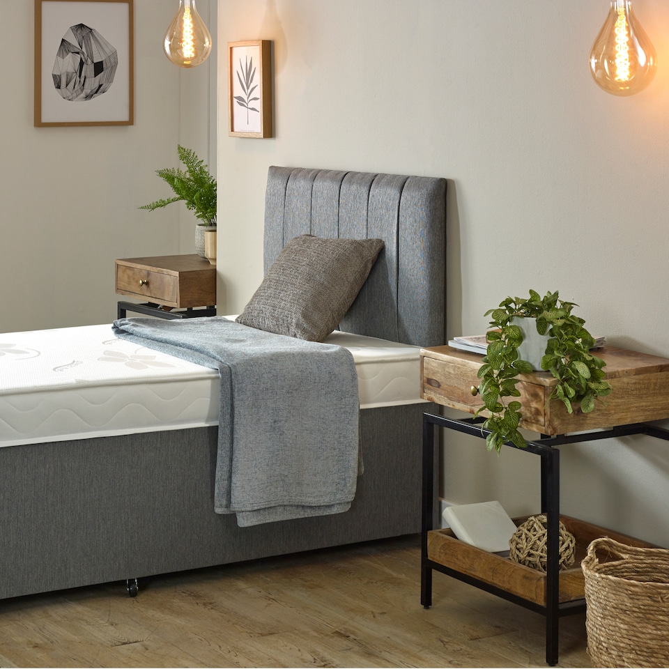 image 1 of Solano Orthopaedic Foam Mattress - 14cm Deep, Firm Support | White | Small Double