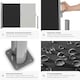 image 4 of Garden Privacy Screen with retractable side awning and aluminium casing Black | 200 x 300 cm
