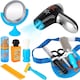 image 1 of Stylist Hairdresser Barber Salon Role Play Set with Working Hairdryer & Accessories for Kids