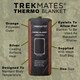 image 6 of Thermo Blanket Reflective High Vis Emergency Shelter Hiking Camping Outdoor