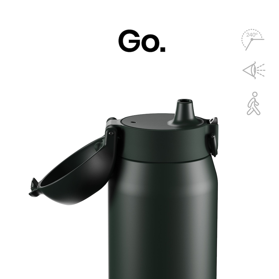 image 1 of ION8 REVIVE Insulated Steel Water Bottle, Dual Tone, 720ml / 24oz