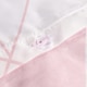 image 5 of OHS Geometric Reversible Print Duvet Cover and Pillowcase Set, Single - Blush Pink