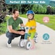 image 3 of COSTWAY Baby Balance Bike 4 Wheels Toddler Blue