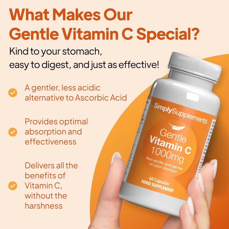 image 1 of Gentle Vitamin C 1000mg - 60 Capsules