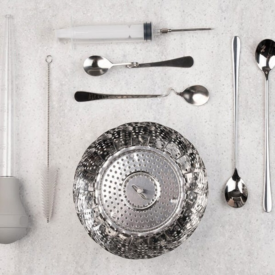 image 1 of Just The Thing Stainless Steel Honey Spoon