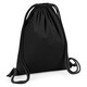 image 1 of Westford Mill Organic Premium Cotton Gym Sack - Black - One Size Black | One Size