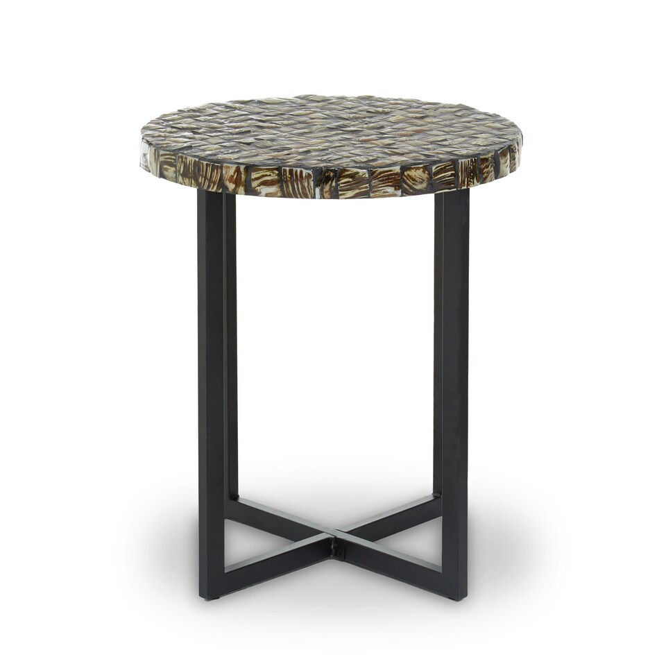 image 1 of Interiors by Premier Round Side Table Black