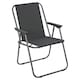 image 3 of Garden Patio Metal Folding Spring Deck Chairs Camping Beach Picnic Outdoor Seats | Grey | 2 x Grey