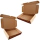 image 3 of 100 x Brown 10x7x3" Strong Single Wall Die Cut Packing Shipping Boxes Brown