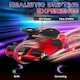 image 3 of HOMCOM 12V Electric Go Kart for Kids with Music, LED Lights, Red