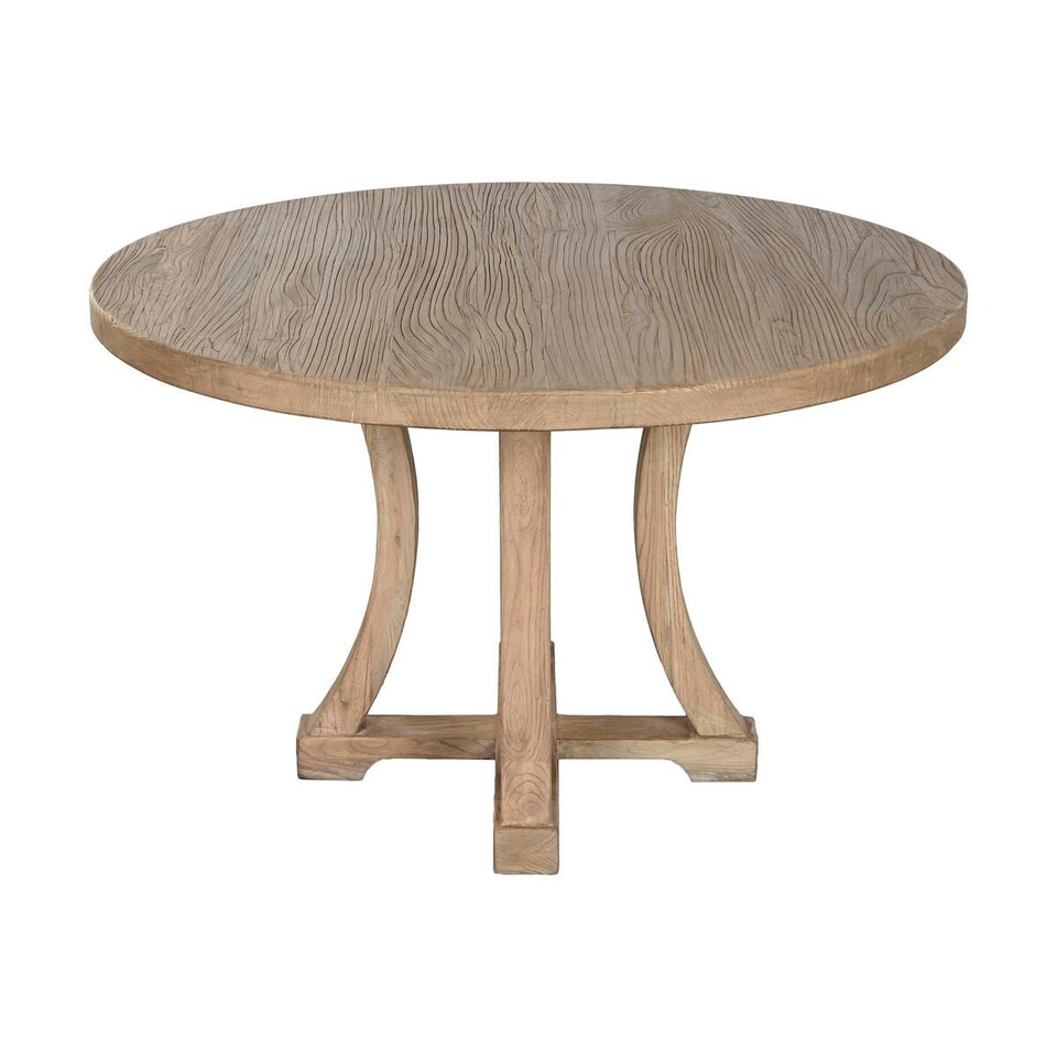 image 1 of Dining Table Home ESPRIT Natural Elm wood 120 x 120 x 76 cm N/A