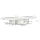 image 5 of HOMCOM Floating TV Unit Stand for TVs up to 40 , Wall Mounted Media Console with Storage Shelf, Entertainment Center, White