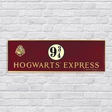 Hogwarts Express Harry Potter Wizarding World Wall Art Cardboard Cutout Sign 92cm