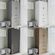 image 4 of 2 Door 3 Drawer Wardrobe with Hanging Rail - Modern Bedroom Storage Furniture | White | White with Black Doors | 1