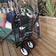 image 4 of Folding Festival Camping Storage Trolley with Canopy & Waterproof Cover 100Kg capacity